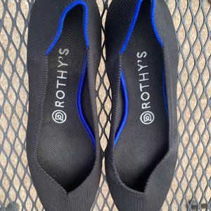EUC Rothy's Black Size 8.5